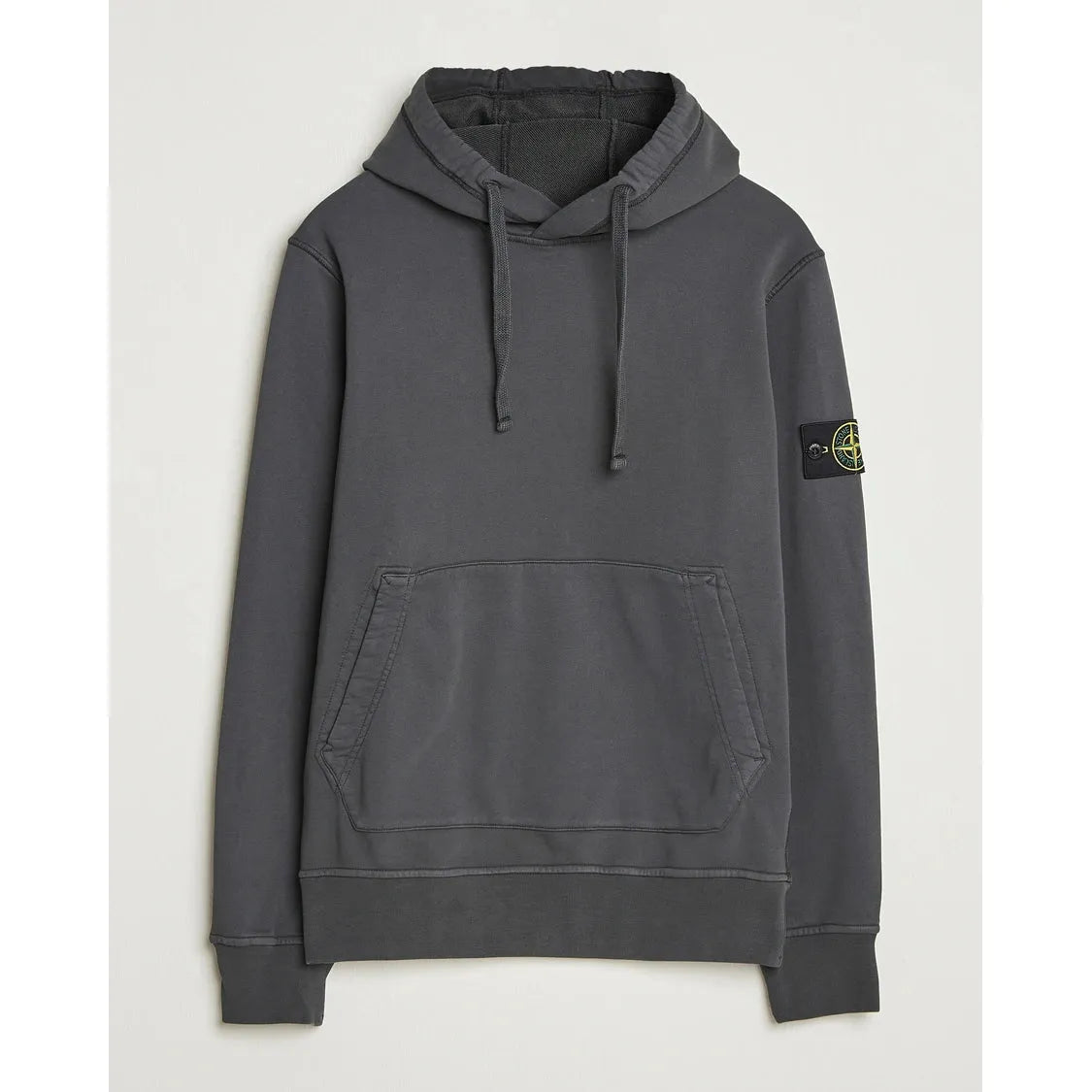 Sweat à capuche gris foncé Stone