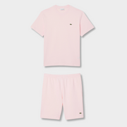 Ensemble short/t-shirt Lacoste Rose