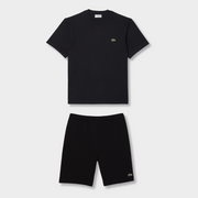 Ensemble short/t-shirt Lacoste Noir