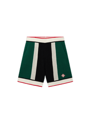 TENNIS MAILLE RAYÉ SHORTS