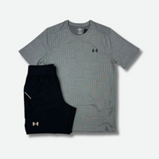 Ensemble short/t-shirt Under A. gris