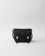 Sac porté épaule en Re-Nylon et cuir Saffiano