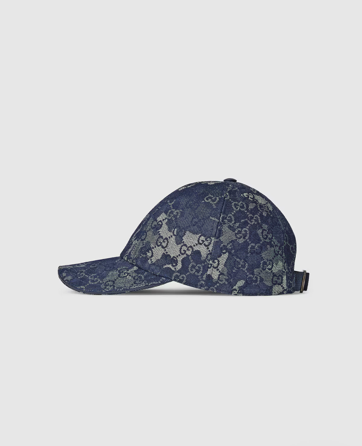 Casquette en denim GG avec détail bande Web