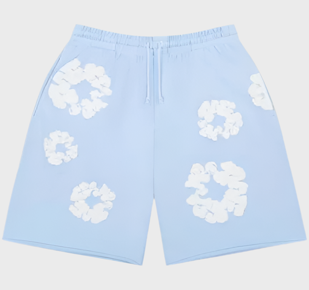 Short Denim Bleu ciel