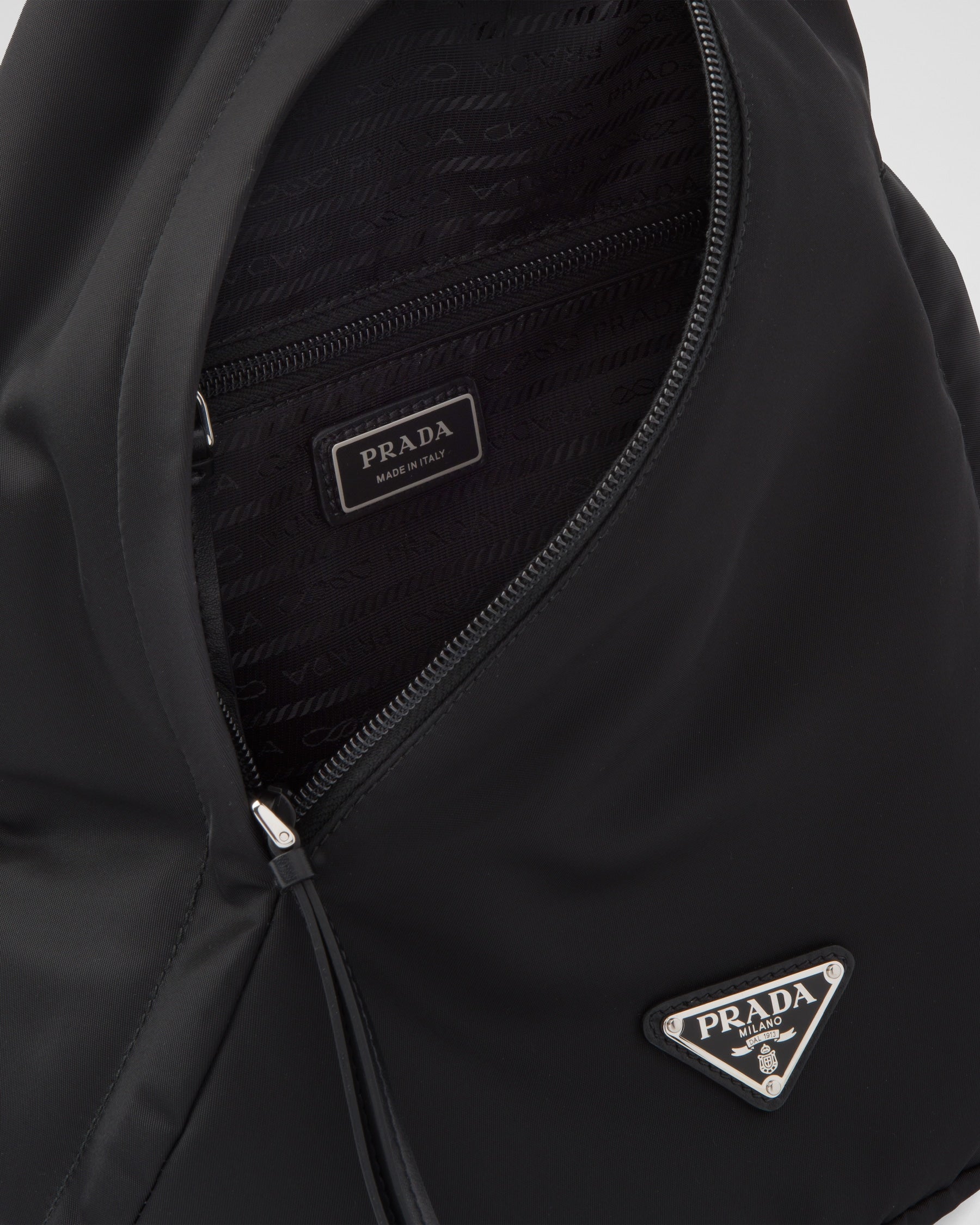 Sac à dos en Re-Nylon et cuir