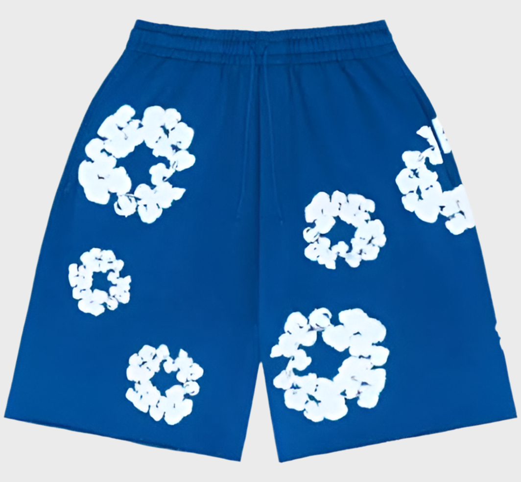 Short Denim Bleu