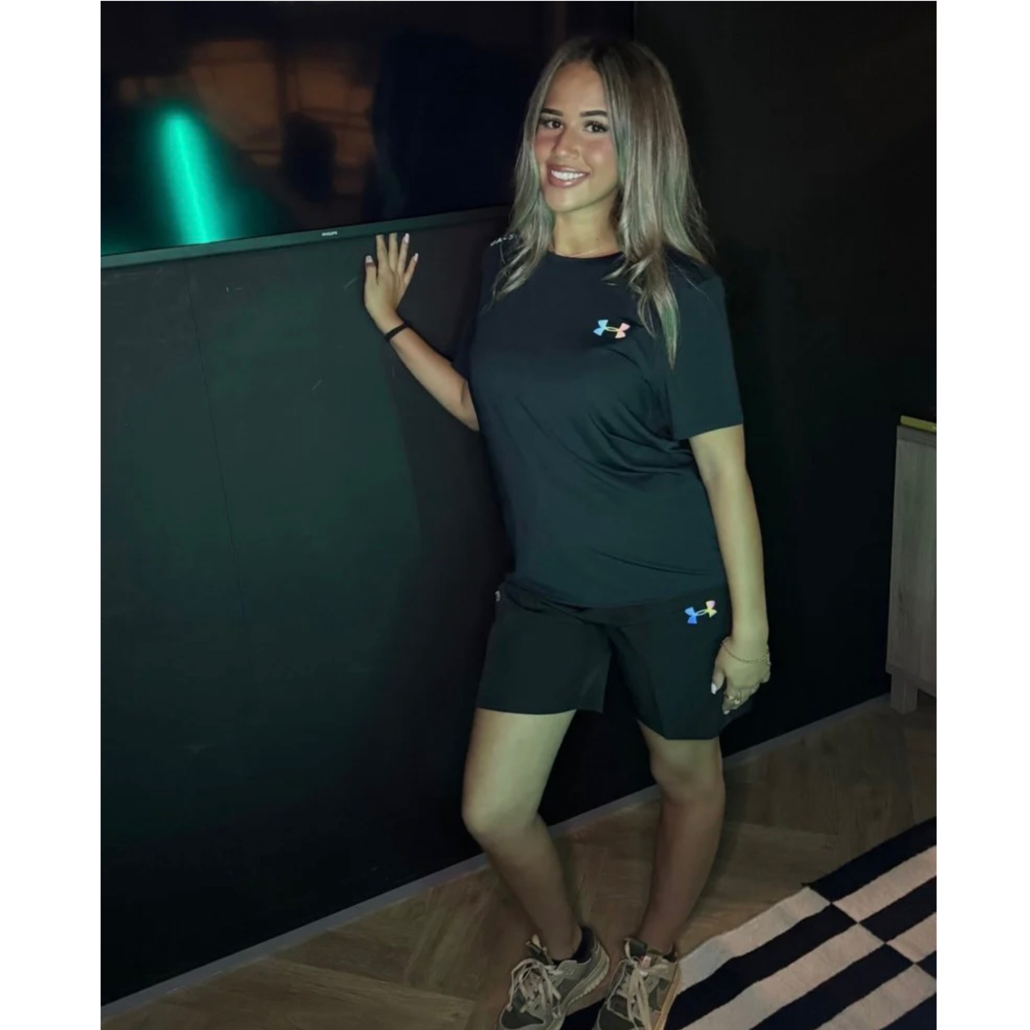 Ensemble Noir réflechissant Under Armour