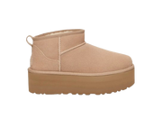 UGG Botte Classic Ultra Mini à plateforme Beige