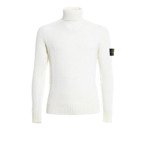 Col roulé blanc Stone