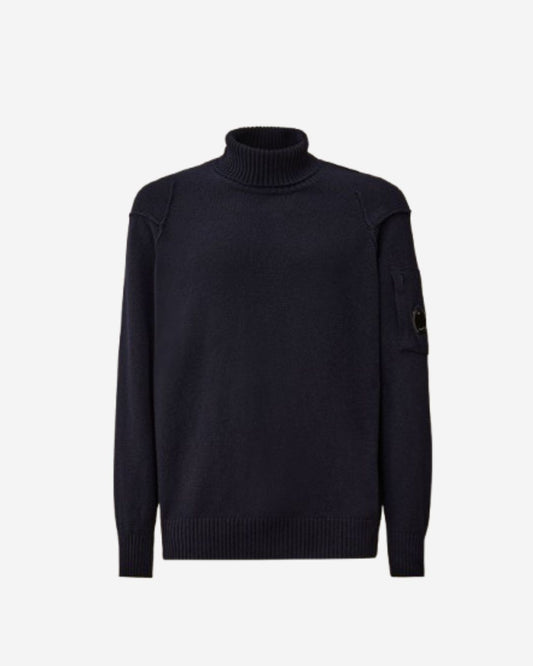 Col roulé bleu marine CP