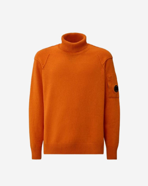 Col roulé orange CP