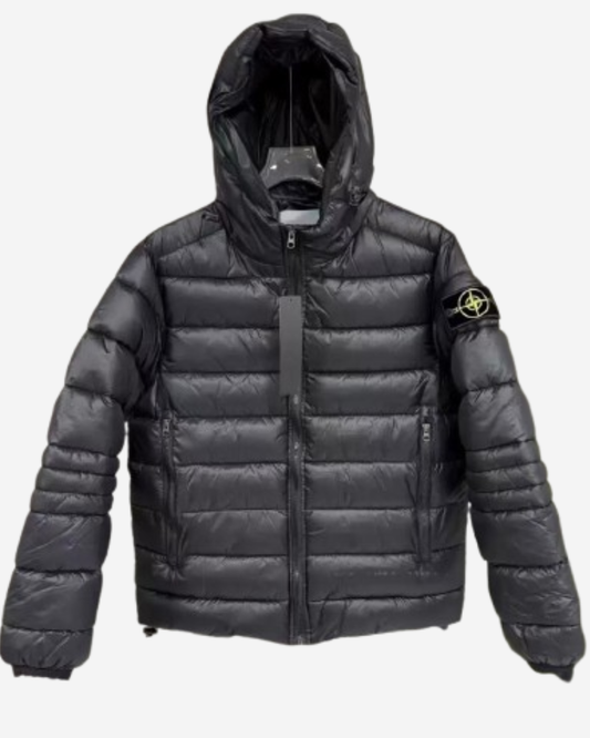 Doudoune Noire Stone