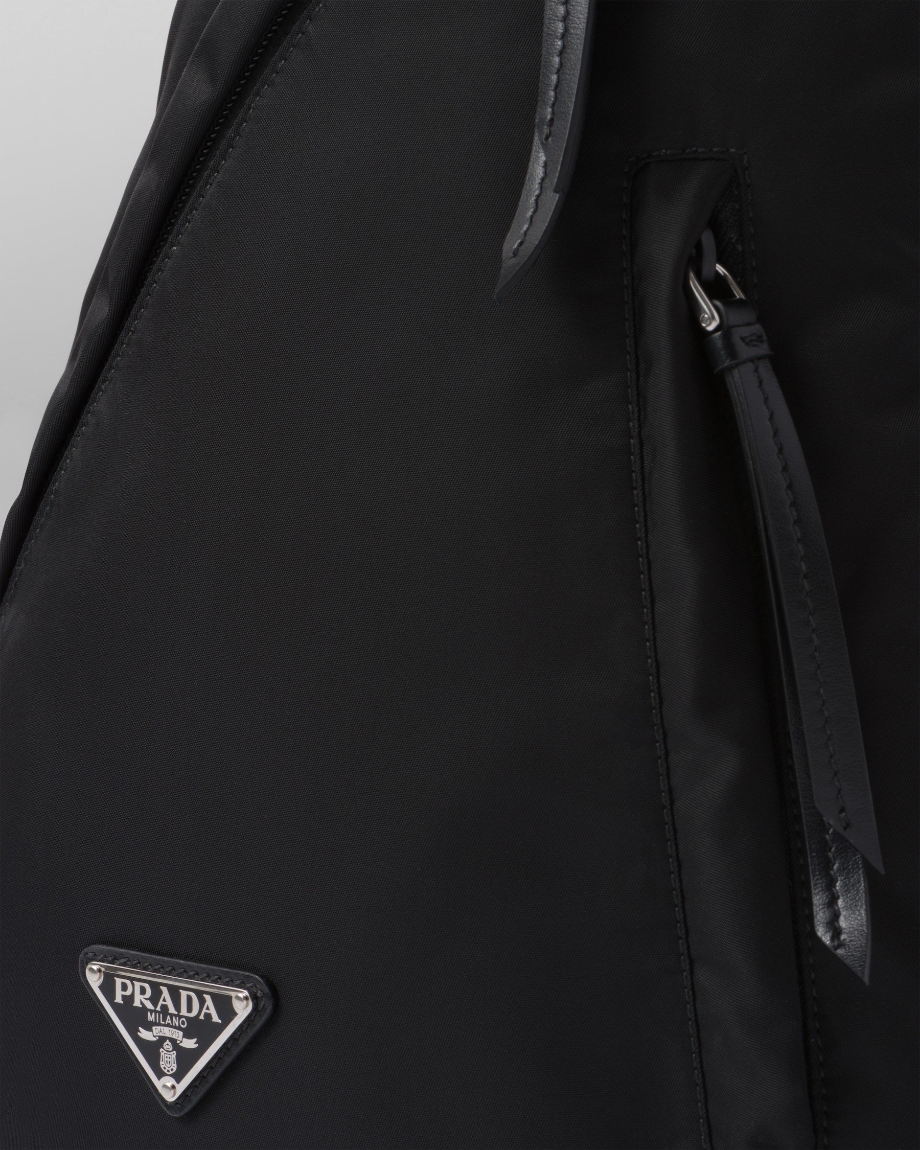 Sac à dos en Re-Nylon et cuir