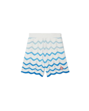 Wavy Gradient Crochet Shorts