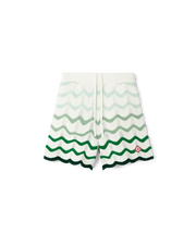 Wavy Gradient Crochet Shorts