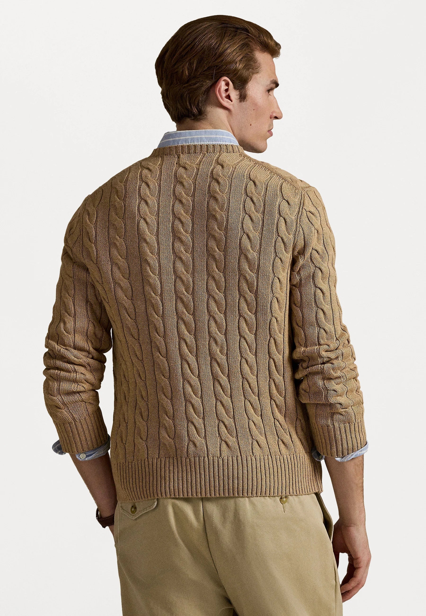 Pull Ralph Lauren En Laine Caramel
