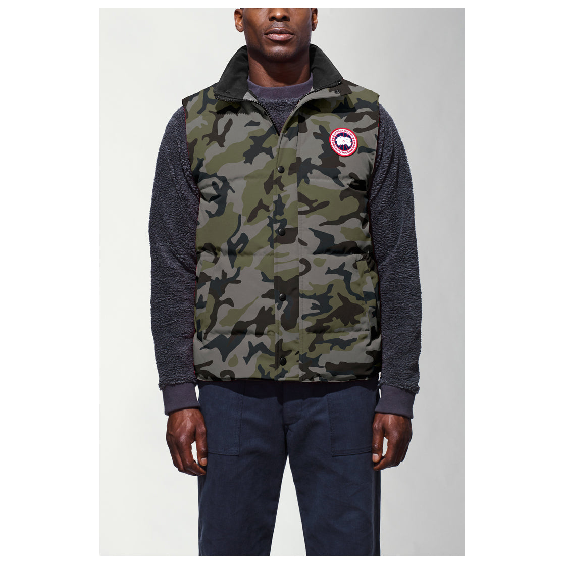 Gilet Freestyle Crew Canada Goose Militaire