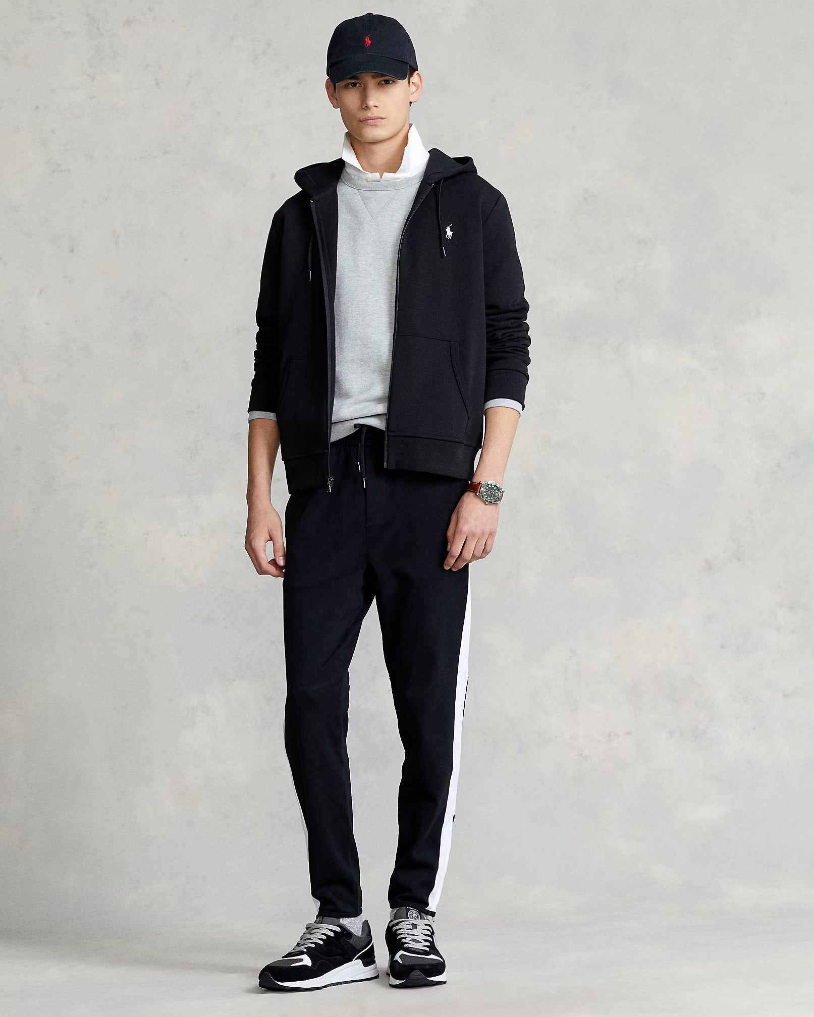 Zip Ralph Lauren Noir